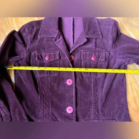 Corduroy Blazer in Plum. Size S - Picture 12 of 13